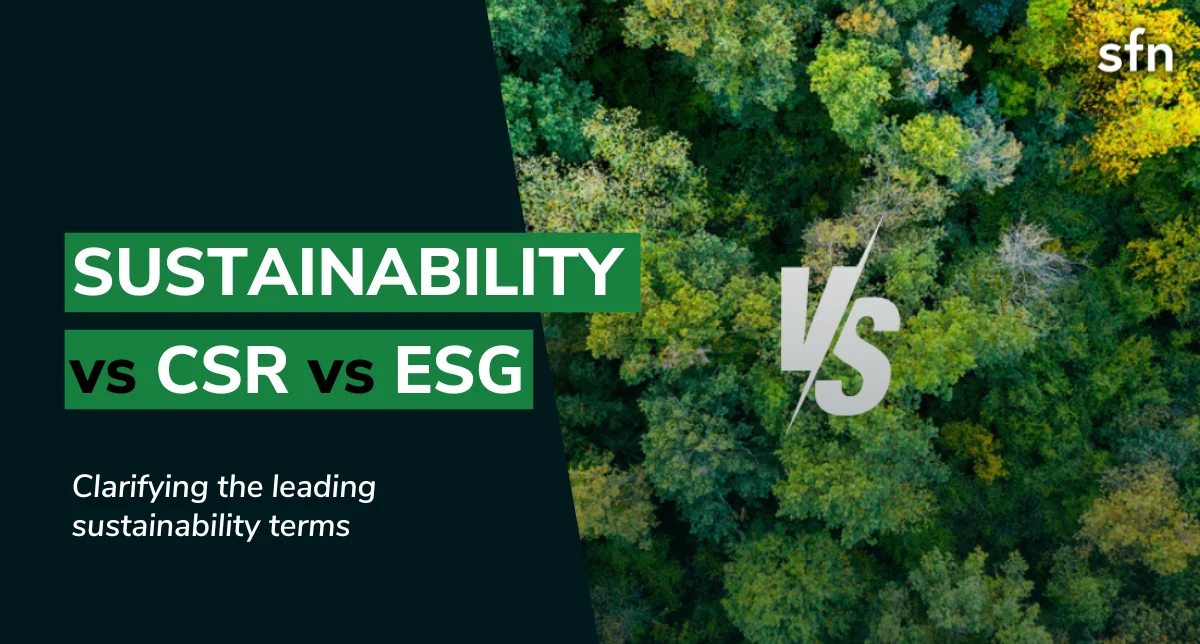 ESG vs CSR vs Sustainability Explained